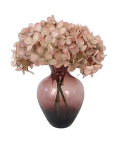 Hydrangeas in Small Victorian Vase