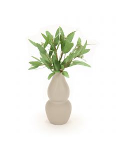 Eucalyptus in Grey Vase