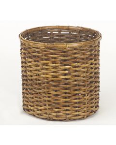 Split Rattan Tree Basket with Antique Stain