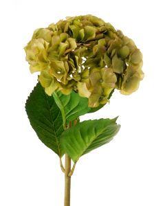 16" Large Hydrangea Pick - Green