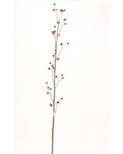 55.5" Rose Hip Branch in Dark Red (Sold in Multiples of 12)