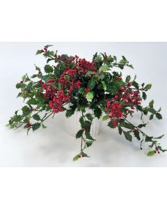 Holly Berry in White Haven Vase