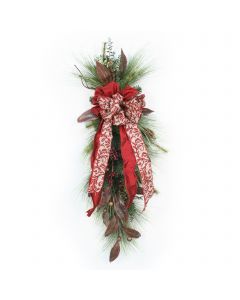 Pine Swag with Gandaria Leaves and Berries (Set of 2)