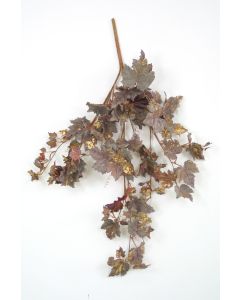 Burgundy Gold Frosted Grape Leaf Vine (Sold in Multiples of 4)